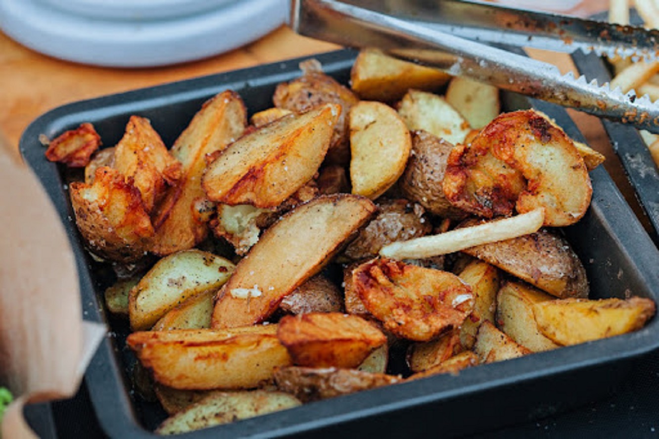 Запечённый картофель в горчично-чесночном соусе - простой и вкусный рецепт с пошаговыми фото