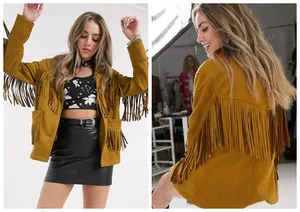 Asos, Светло-коричневая куртка с бахромой Bershka, 3 799 руб