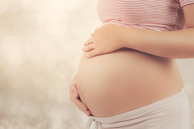 Размер живота во время беременности