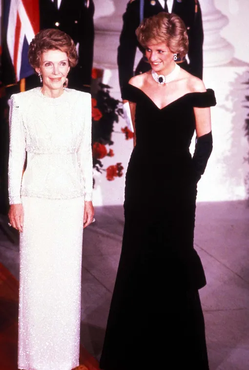 Первая леди Нэнси Рейган и принцесса Диана