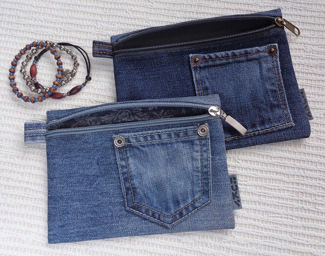 Кошелек из старых джинсов: 14 идей как сделать в домашних условиях