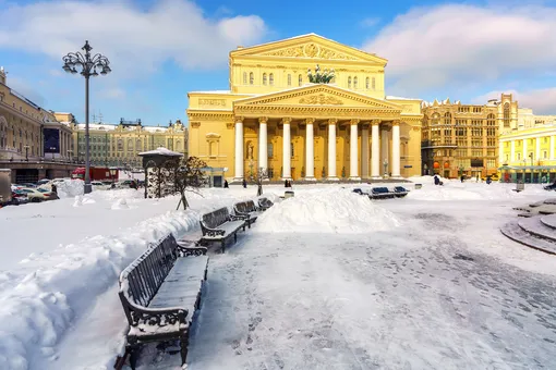 Москва наступление зимы