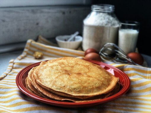 Вкусные блины с дырочками