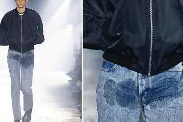 Тренд pee stain denim спровоцировал жаркие обсуждения в Сети