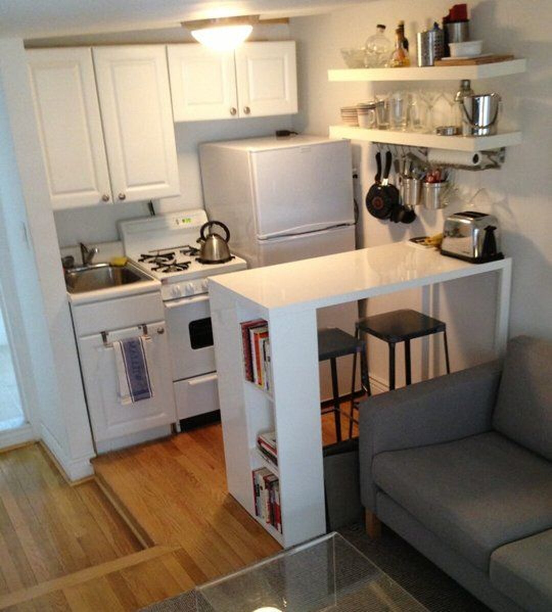 кухонная мебель для студии квартиры
