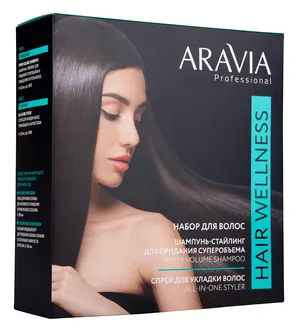 Набор для волос HAIR WELLNESS от бренда ARAVIA Professional