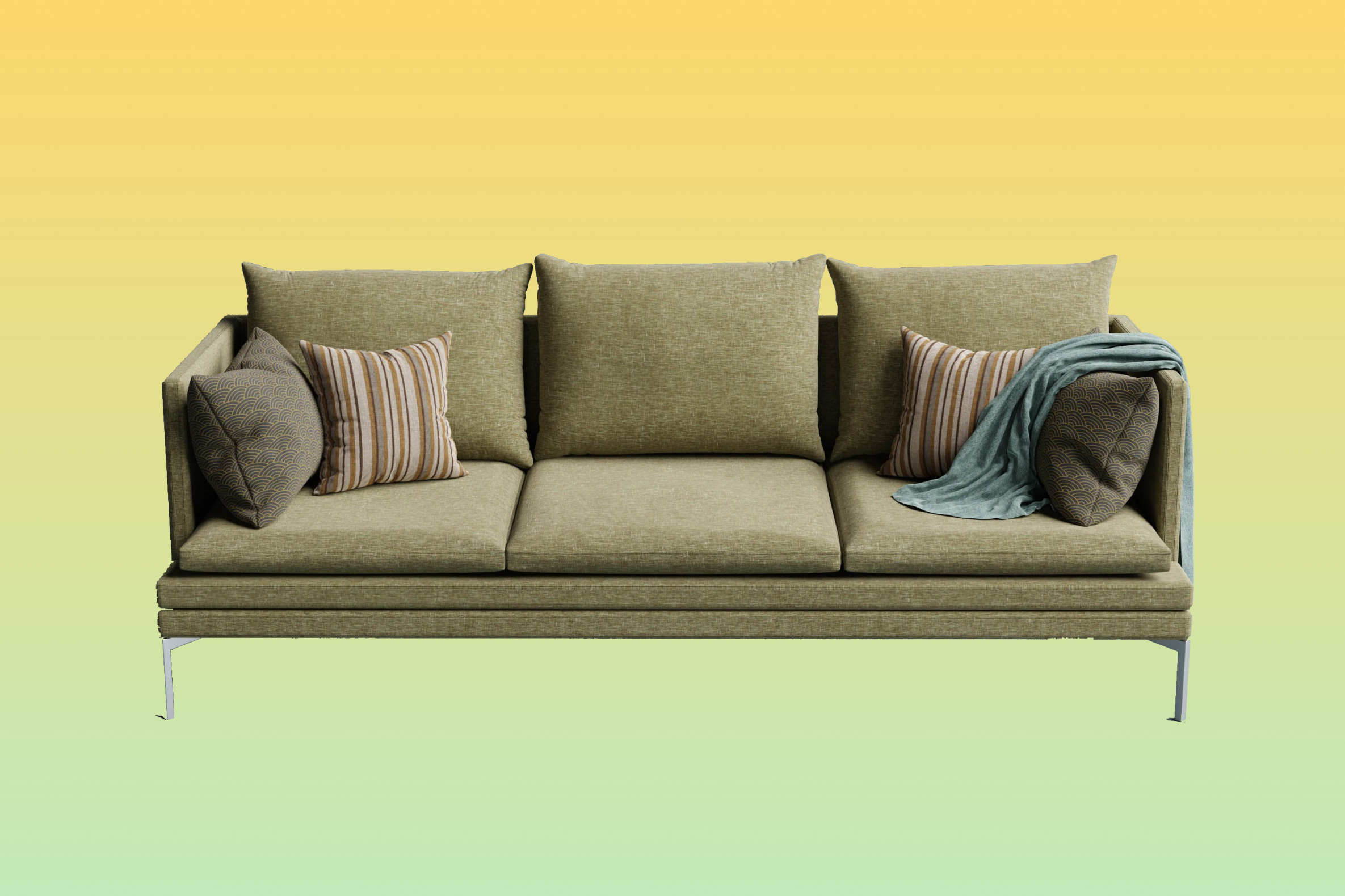 Обновляем старый диван без перетяжки: 9 интересных и полезных лайфхаков