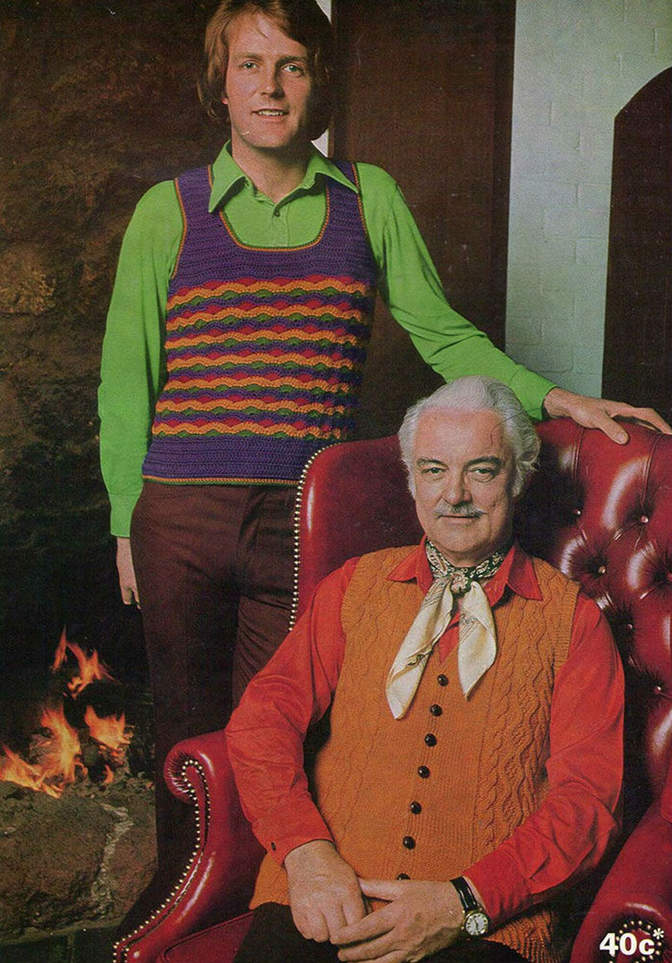 Мужская мода 1970х годов Англия