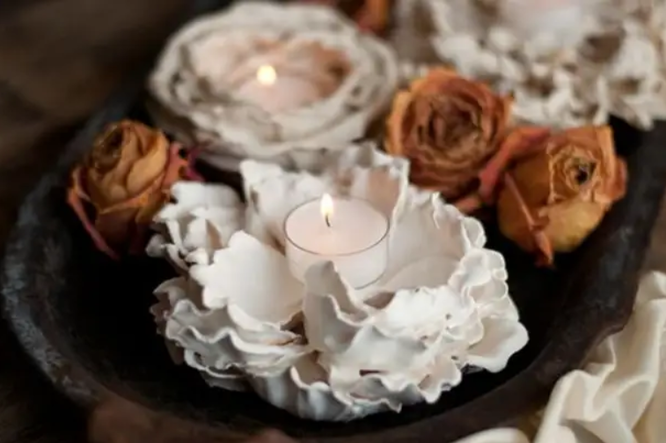 Декоративные свечи своими руками. Свеча-роза