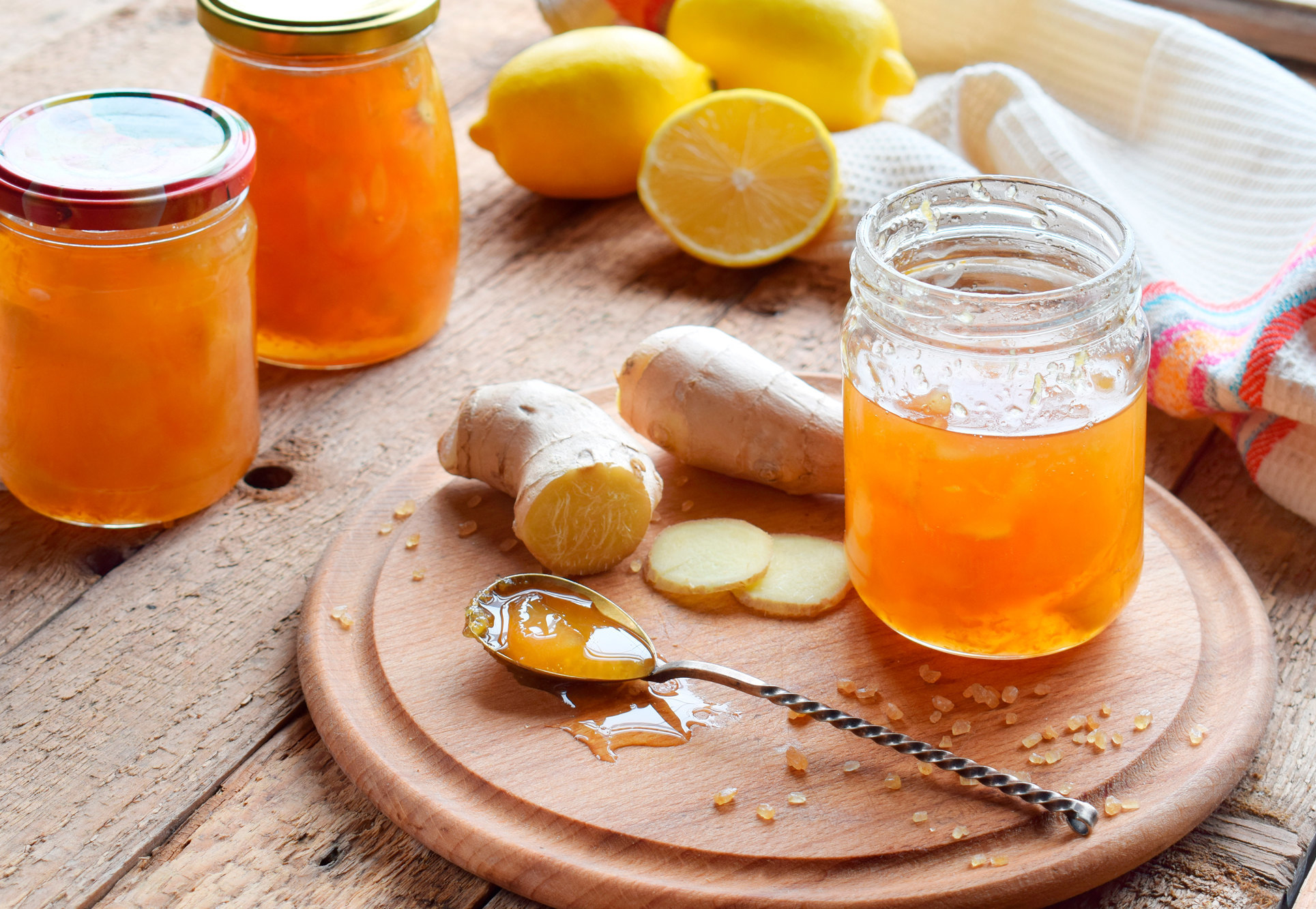 Лимонно-имбирный мед, подробное приготовление с фото