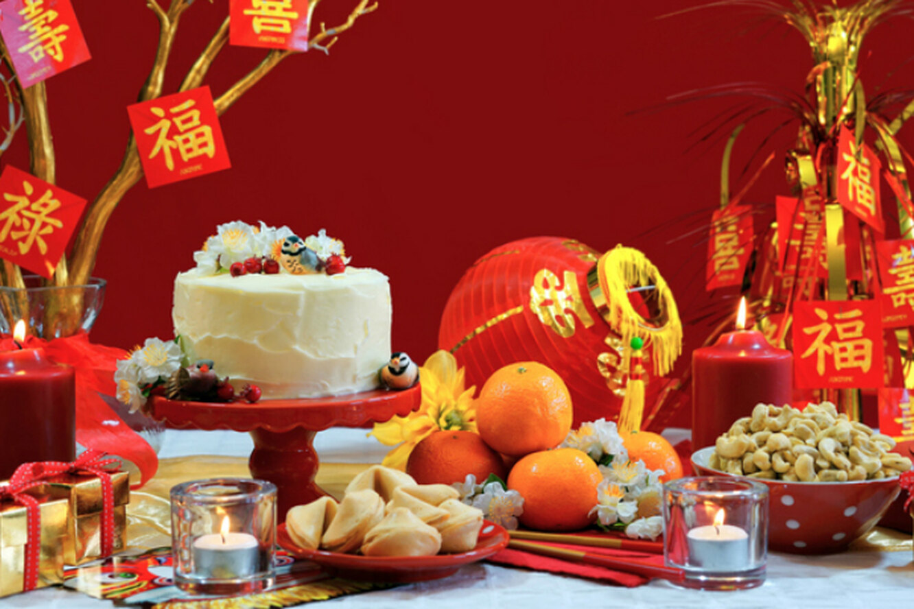 Китайский новый год стол