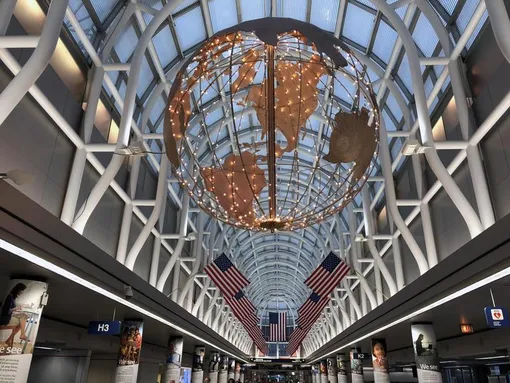 O'Hare airport, аэропорт охара