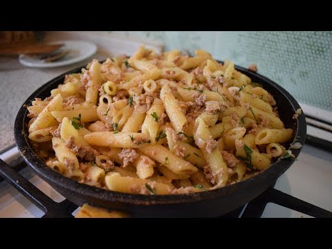 Макароны по-флотски с фаршем